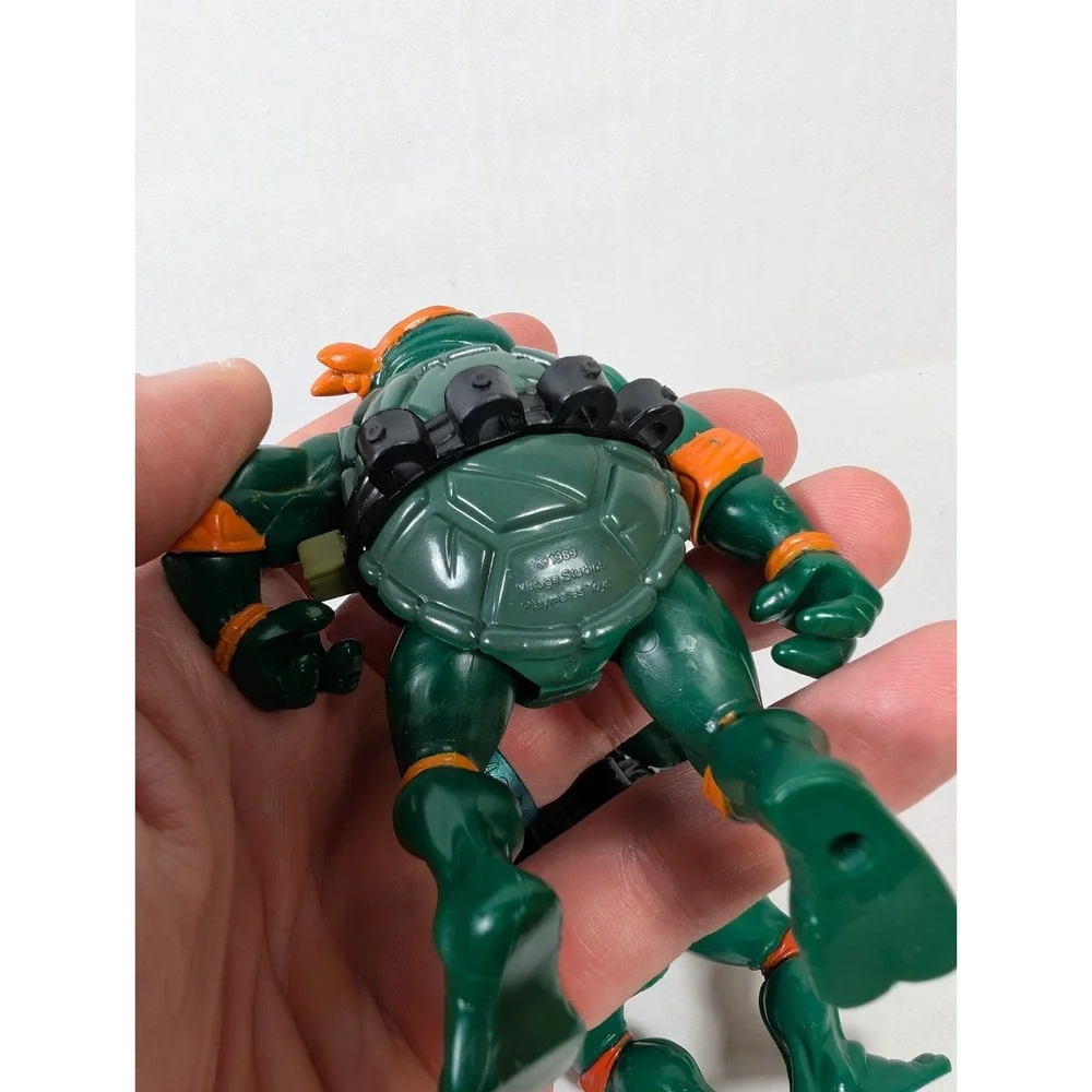 READ Vintage TMNT Figure lot of 3 Movie Master Splinter Michelangelo x2